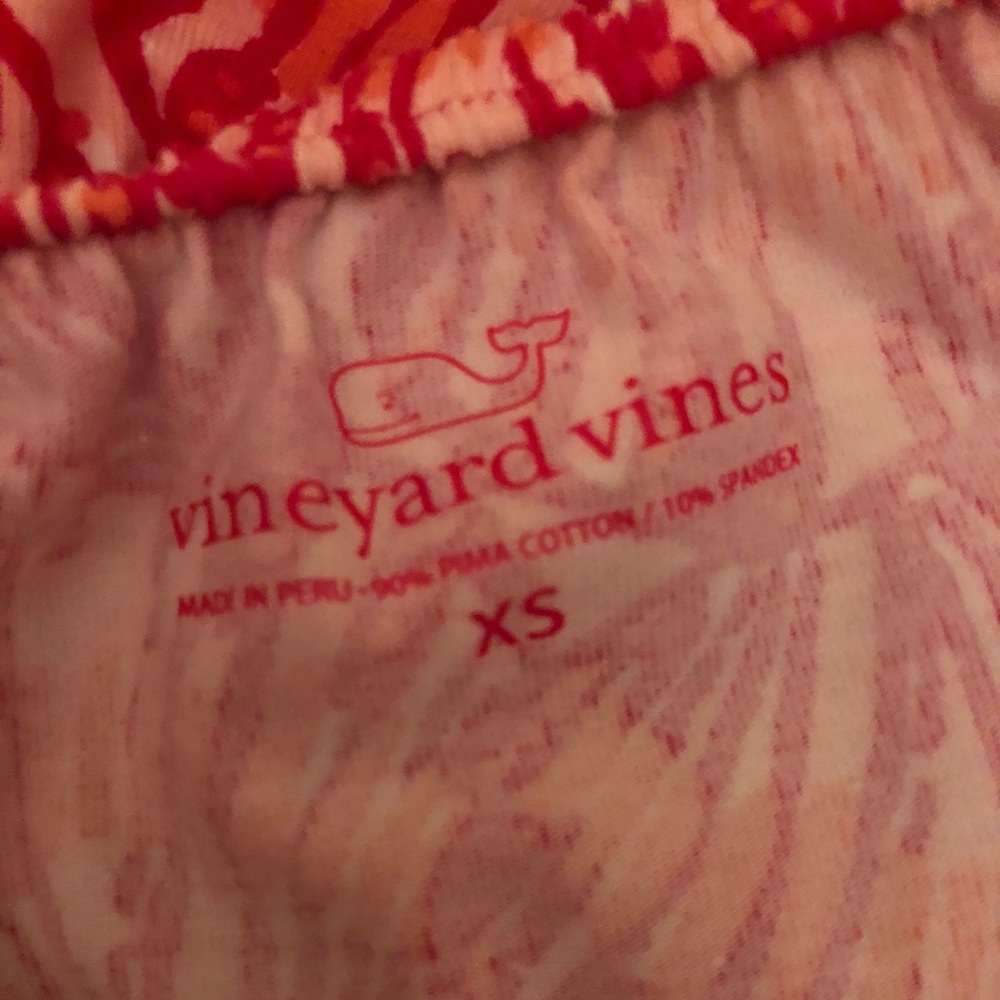 Vineyard Vines Strapless Tropical Pattern Romper - image 3